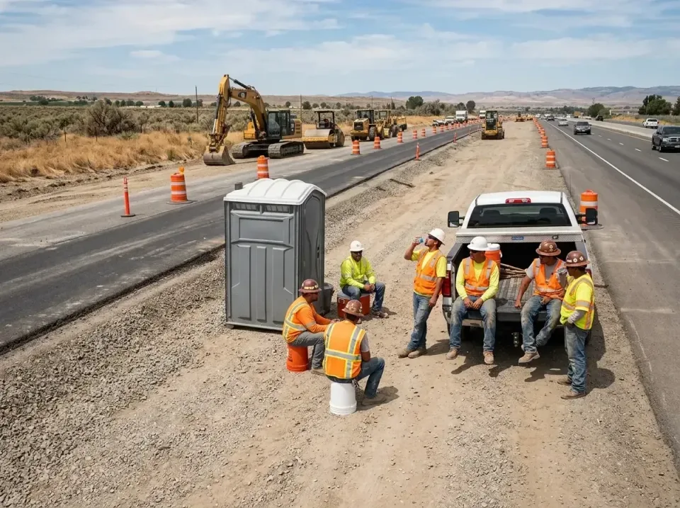 highway-road-construction-crew-007 — frequently asked questions, Porta Potty and Restroom Rentals in Callender, CA